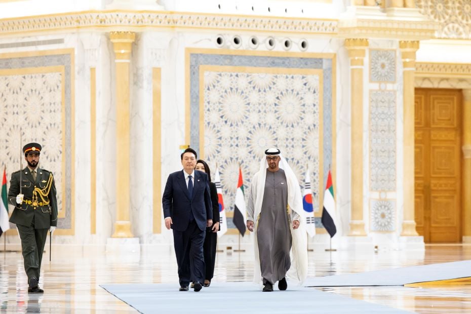 UAE and South Korea's Presidents_photo wam