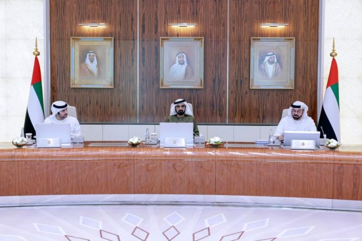 Sheikh Mohammed Chairs Year's First UAE Cabinet Meeting, Approves Govt ...