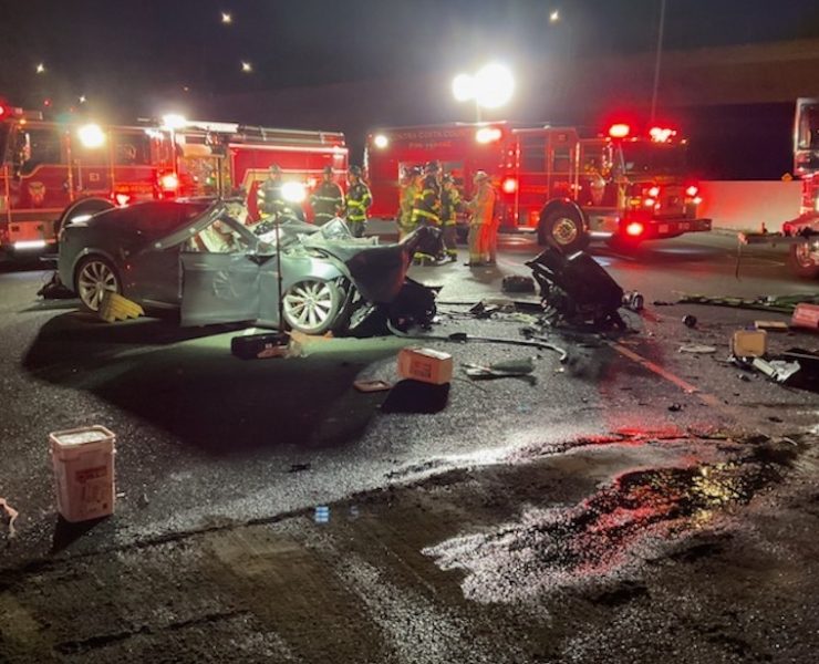 Tesla Crash