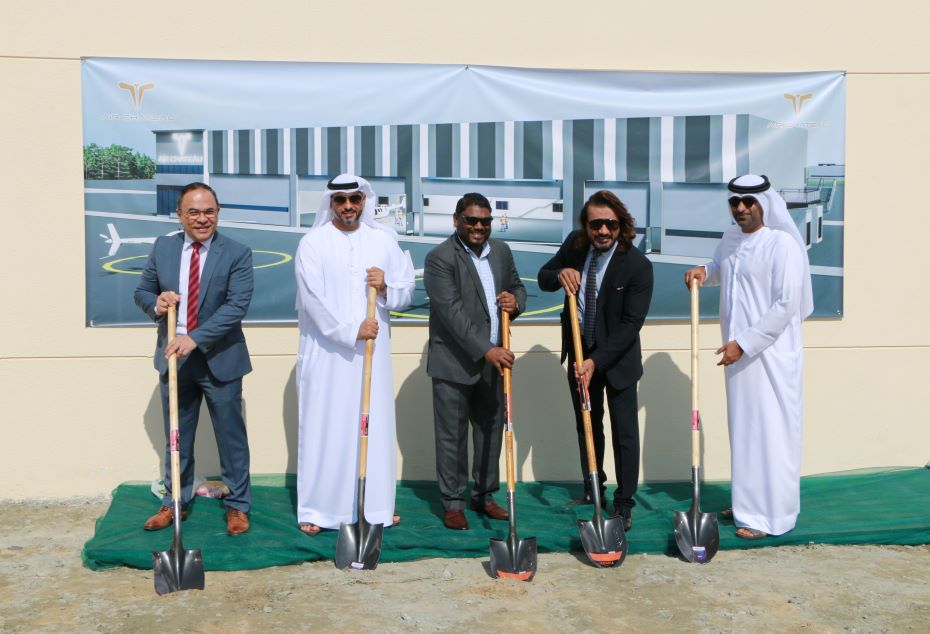 Ground breaking Dubai Helipark Aerospace Hub in Dubai