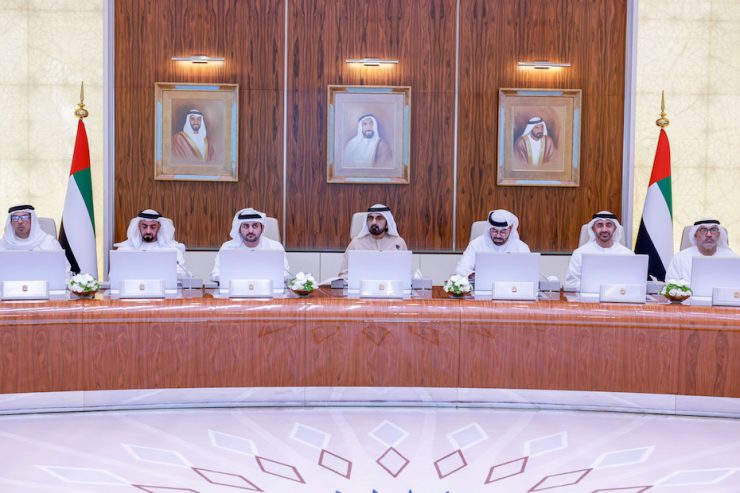 UAE cabinet meeting March 2023 photo courtesy WAM