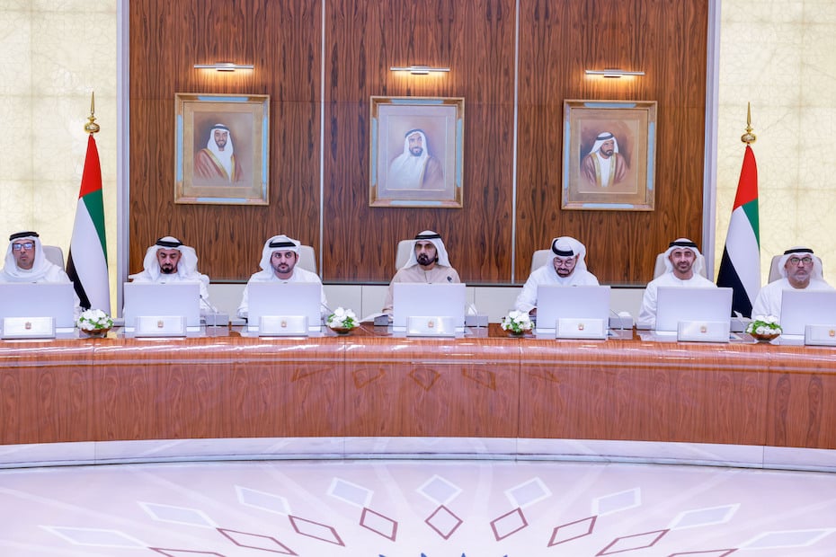 UAE cabinet meeting March 2023 photo courtesy WAM