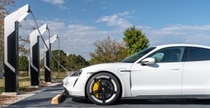 Porsche all-electric Taycan 
