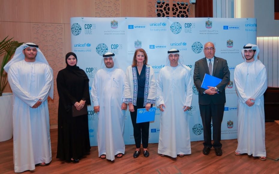 UAE's Green Education Partnership Roadmap in preparation for COP28 Photo courtesy WAM