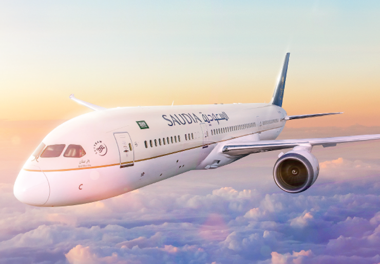 SAUDIA B787-9 (Image: Supplied by Gatwick Airport comms)