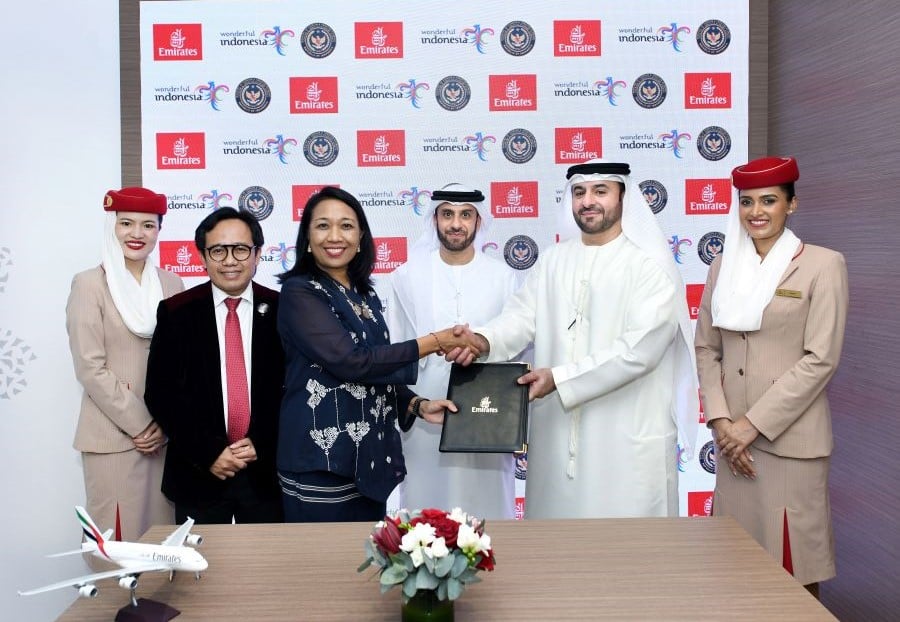 ATM 2023 Emirates and Indonesia sign MoU