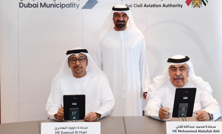 drone project - DCCA and DM sign MoU for Dubai Horizons Project photo courtesy Dubai Media Office