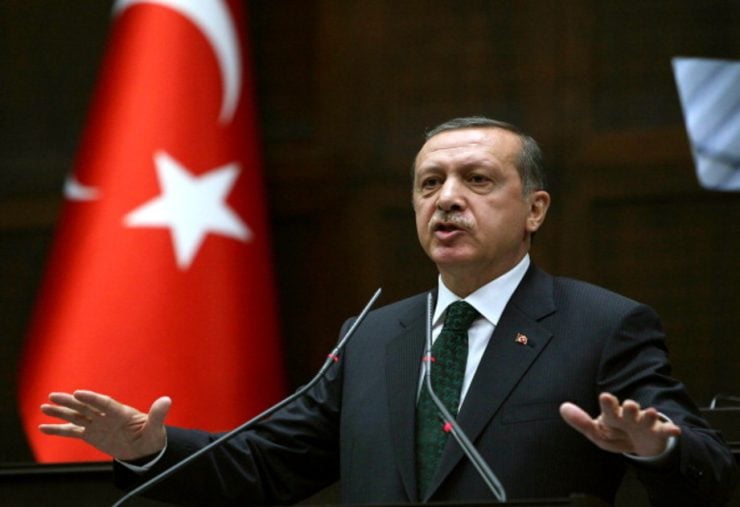 Turkey's president Recep Tayyep Erdogan