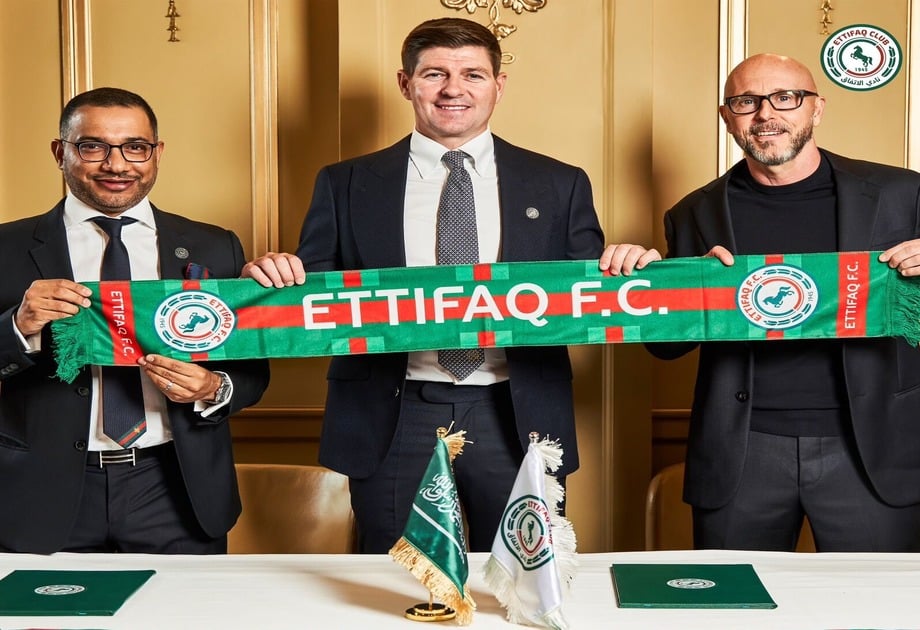 Steven Gerrard hired as Al-Ettifaq manager in Saudi Arabia