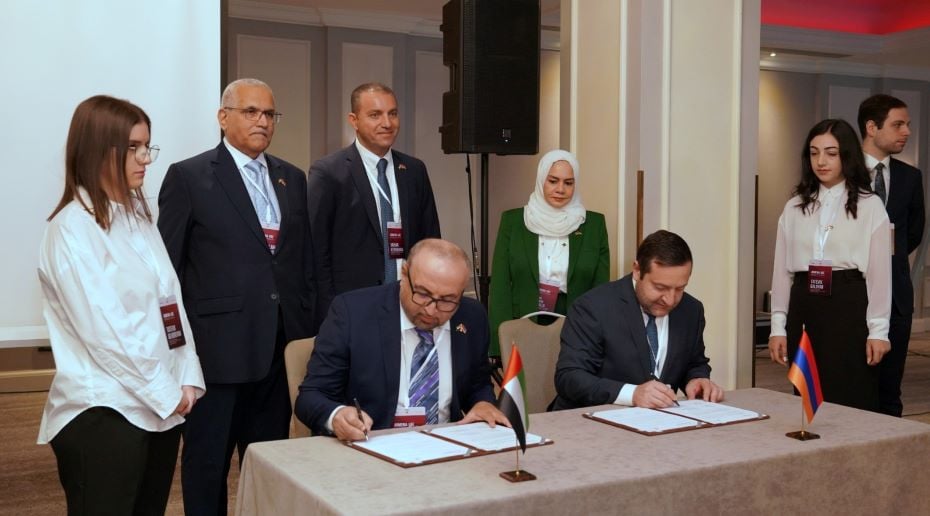 UAE, Armenia ink 4 deals at joint business forum in Yerevan