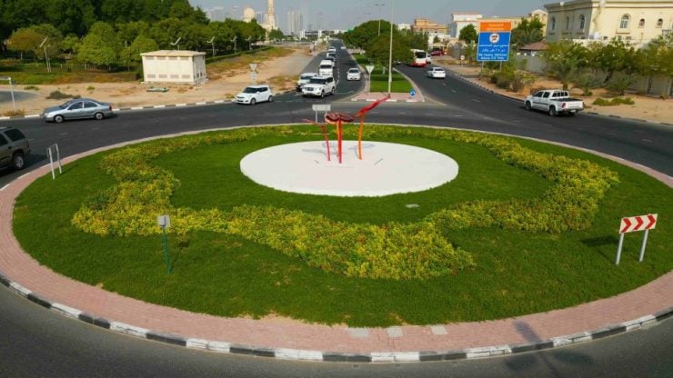 Dubai Municipality completes beautification of four roundabouts Image Dubai Media Office