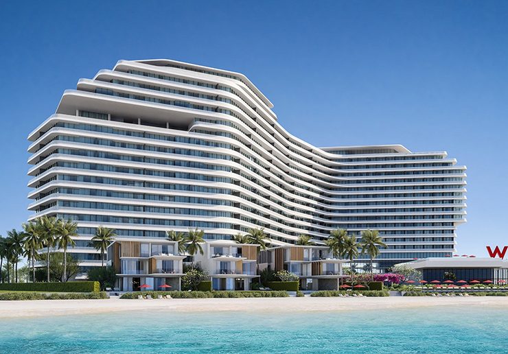 W Al Marjan Island will feature 300 rooms (Image: Supplied by Marjan)