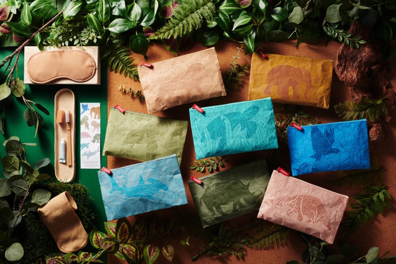 Emirates launches wildlife-themed amenity kits