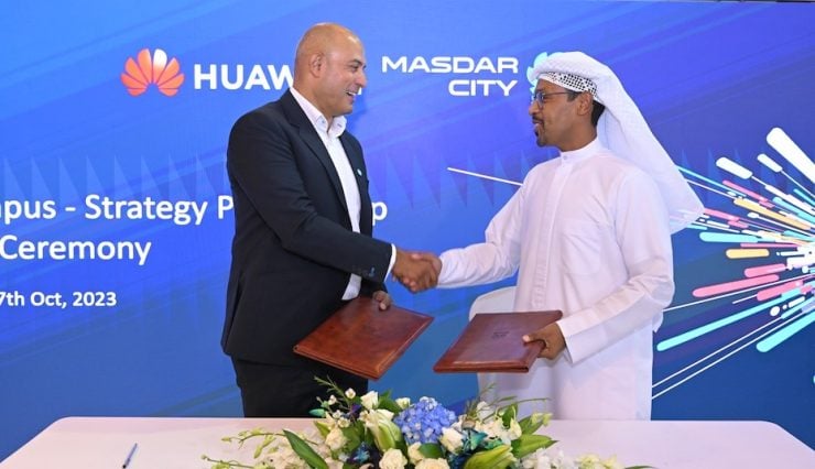 Masdar City and Huawei join forces to accelerate net-zero