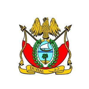 Official emblem of the emirate of Dubai