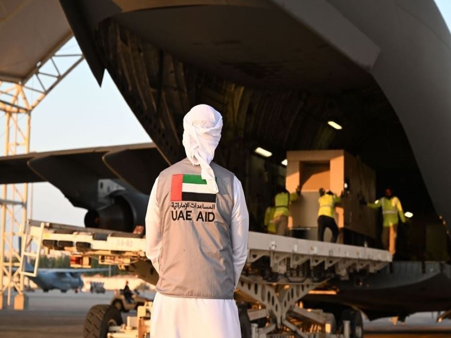 Gaza relief efforts: UAE sends 6 more aircraft carrying equipment for field hospital