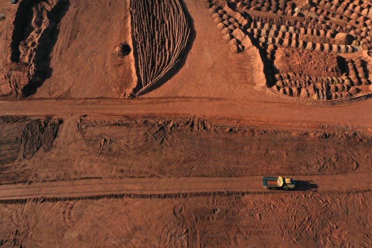 The Lynas Rare Earths Ltd. processing plant in Kalgoorlie, Western Australia, on Wednesday, Aug. 3, 2022. Lynas, the only key supplier of the critical minerals outside China, has won further financial backing from Washington to build a plant in the US. Photographer: Carla Gottgens/Bloomberg