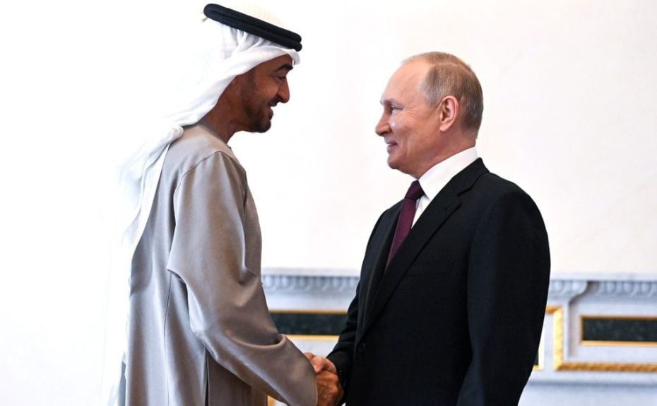 President Putin in rare foreign visit to UAE, Saudi Arabia