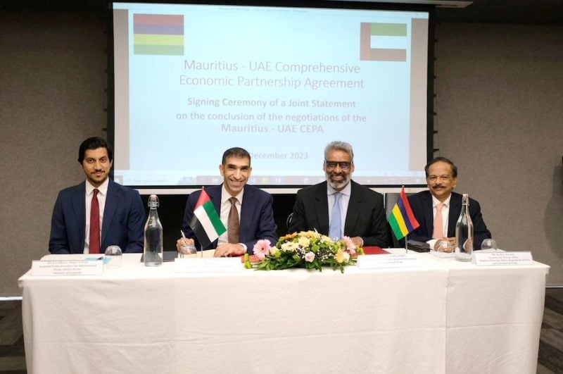 Key trade deal brings UAE, Mauritius closer together