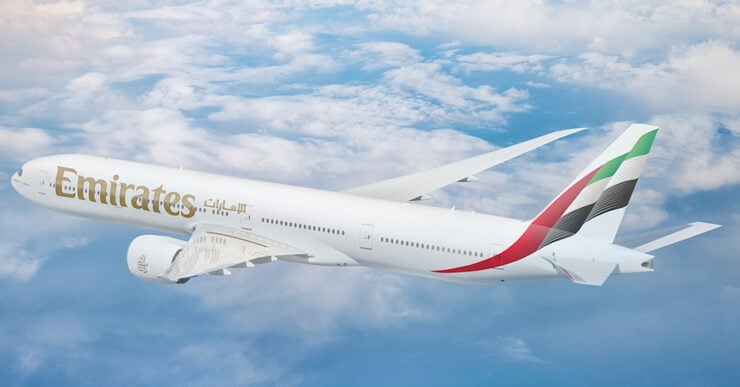 Emirates joins forces with UK in sustainable aviation push Image Emirates X