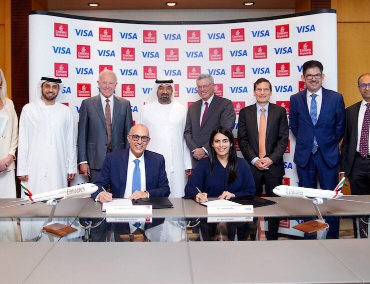 Emirates Skywards, Visa cement exclusive, multi-year partnership