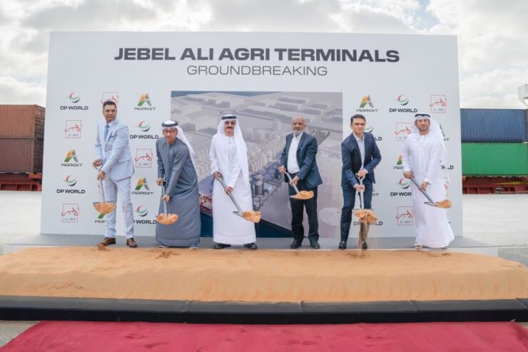 Agri terminals facility groundbreaking ‌ in dubai by DP World