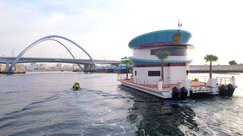 Dubai launches world's first sustainable mobile floating fire station