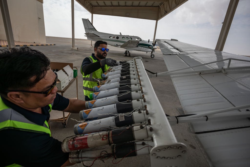 PHOTOS: Flying With UAE Cloud Seeding Pilots