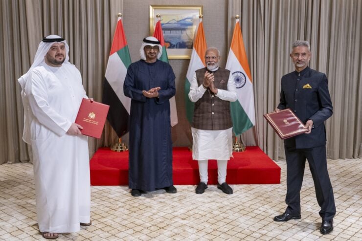 India, UAE sign pact on trans-continental trade corridor