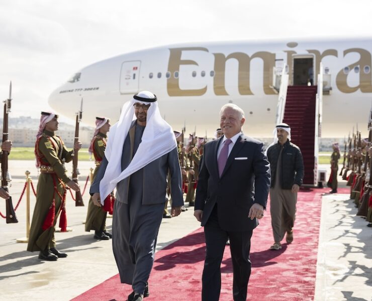 UAE President visits Jordan Image courtesy WAM