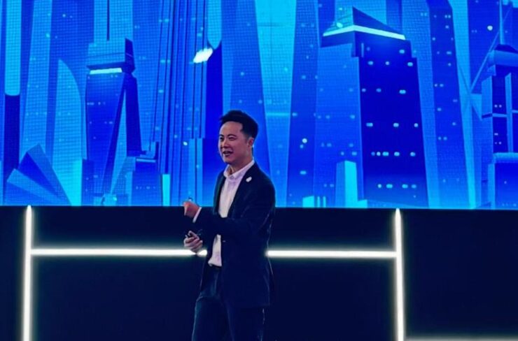 Ian Goh talks during LEAP 2024. (Supplied)