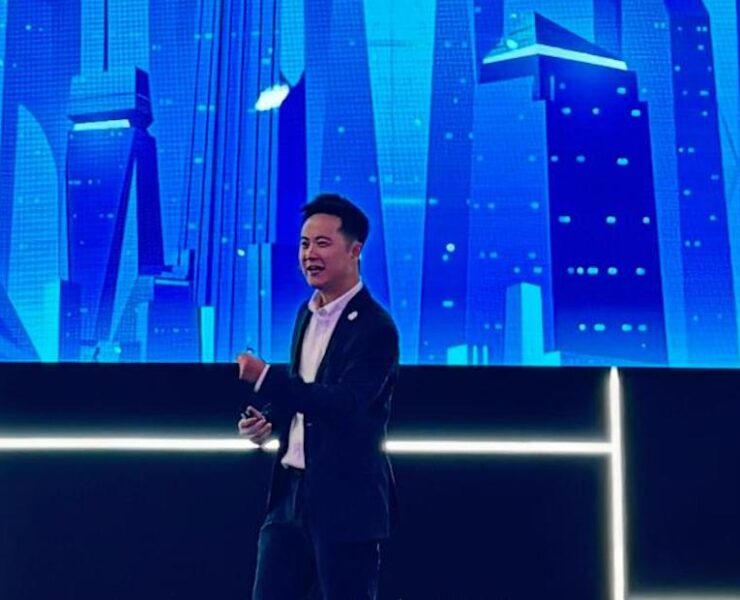 Ian Goh talks during LEAP 2024. (Supplied)