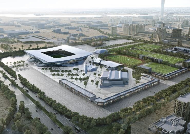 New Dubai football stadiums design render Image WAM