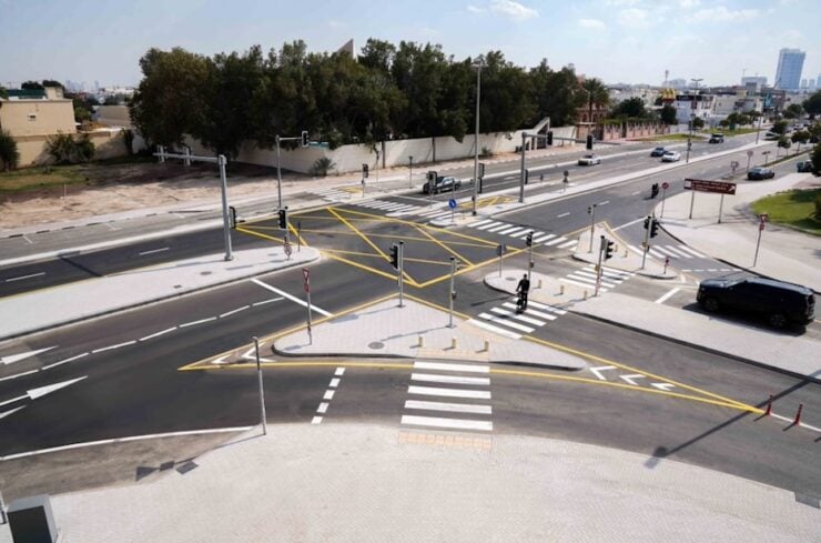 RTA has inaugurated a new signalised junction at Al Majasimi intersection and Al Wasl Road, situated between Umm Suqeim Street and Al Thanya Street. Image RTA X