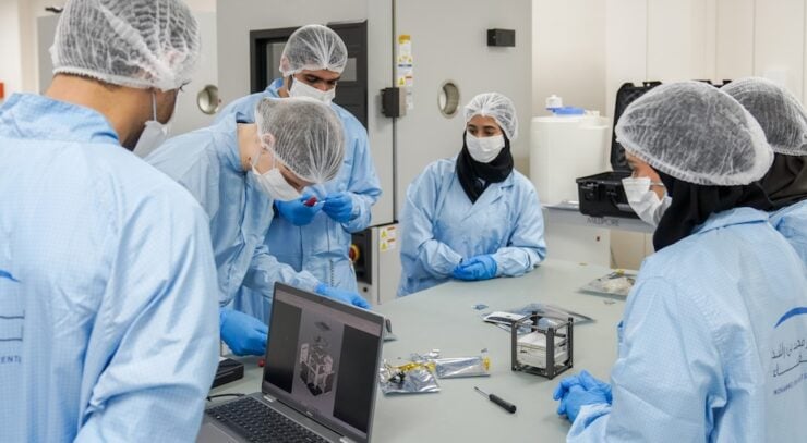 MBRSC, HCT commence work on milestone HCT-SAT 1 project Image Dubai Media Office