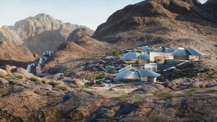 Render of Ritz-Carlton Reserve in Trojena