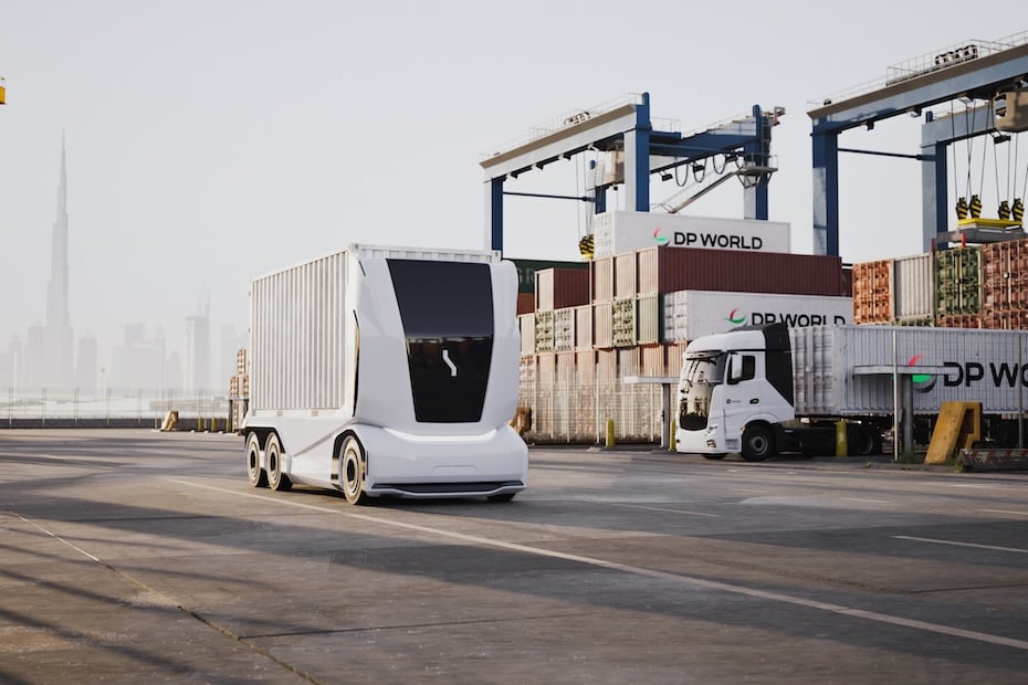 Einride DP World to launch largest deployment of electric, autonomous mobility on region Image DP World/ Dubai Media Office
