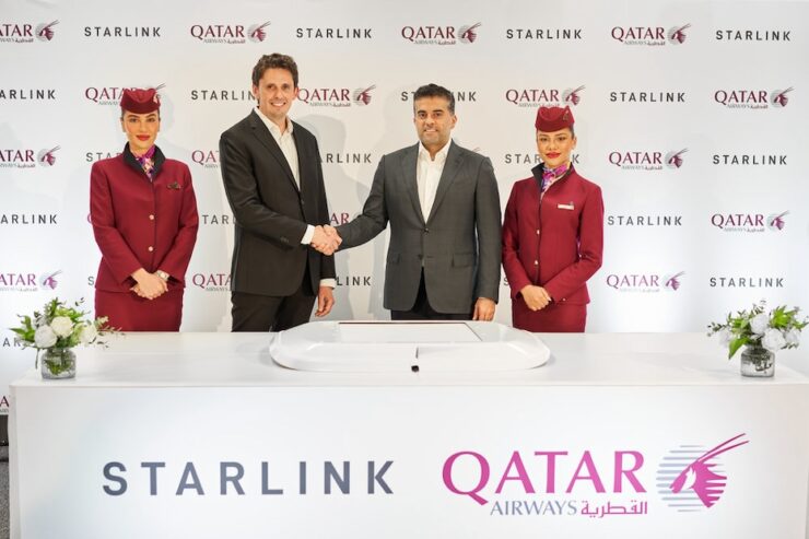 qatar airways starlink wifi