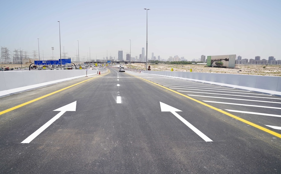Major bridge opens as part of Al Garn Al Sabkha-Sheikh Mohammed bin Zayed Road Intersection Improvement Project. Image RTA X
