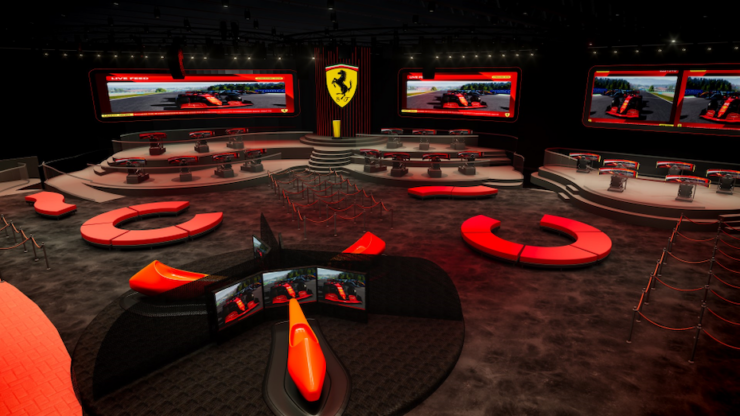 The World’s First Ferrari Esports Arena in August