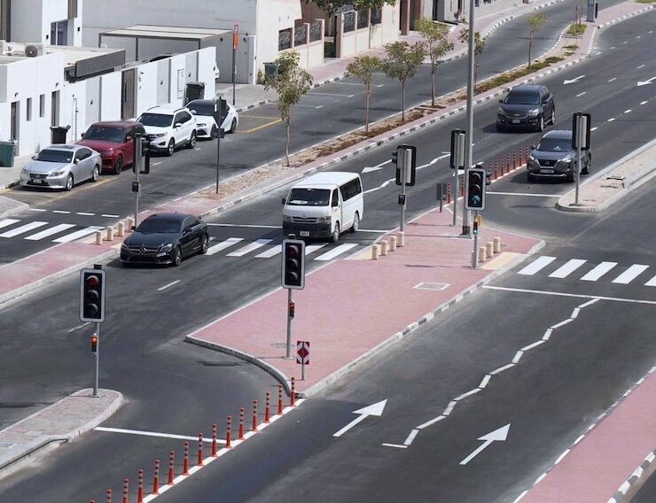 traffic enhancements at Al Safa 1 schools complex completes image RTA X