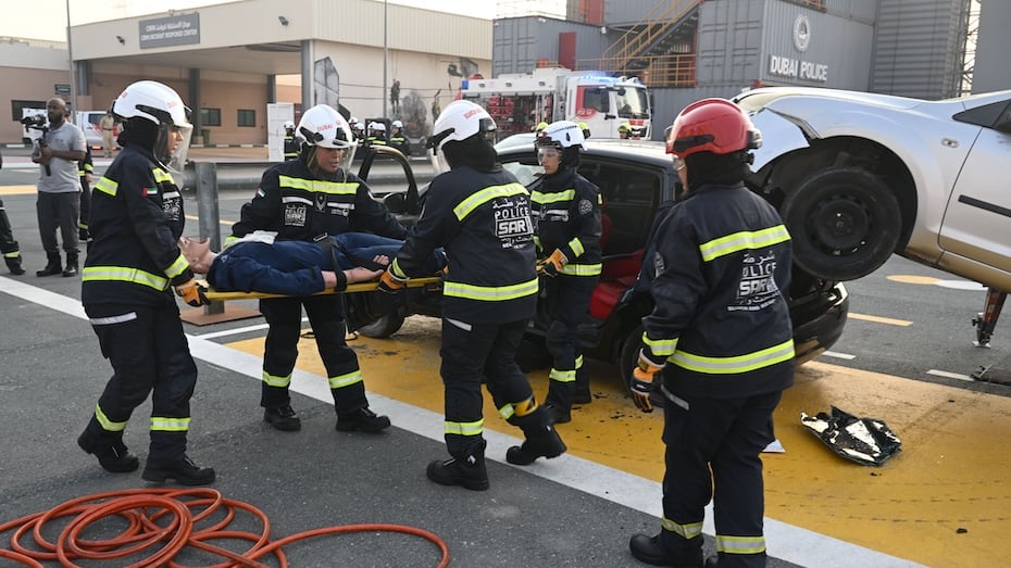 Dubai's first female land rescue team image courtesy WAM