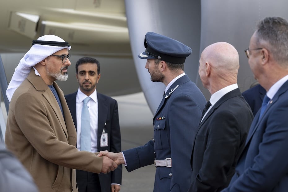 Abu Dhabi Crown Prince arrives in Norway on state visit