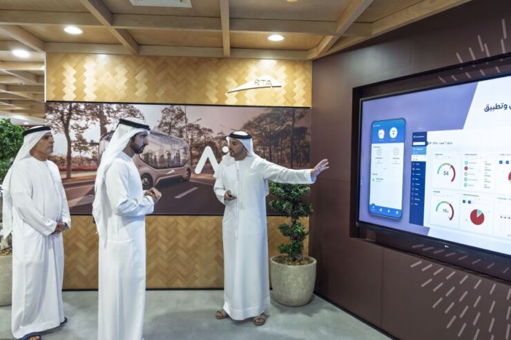 Dubai road development plan project being reviewed by Dubai Crown Prince HH Sheikh Hamdan courtesy WAM