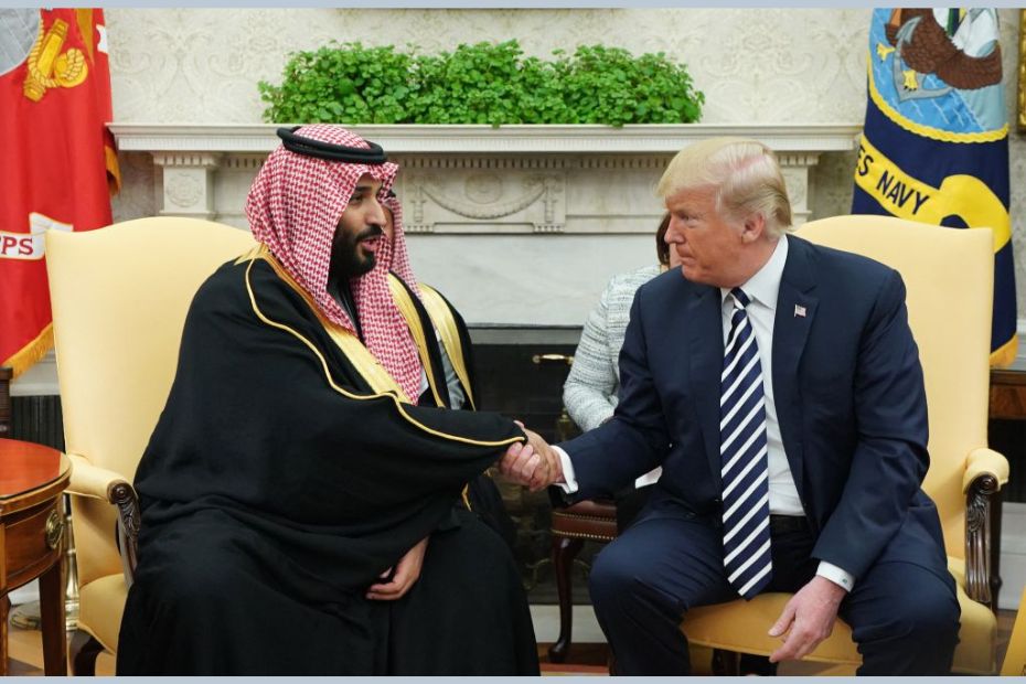 Trump calls for $1 trillion Saudi investment, lower oil prices