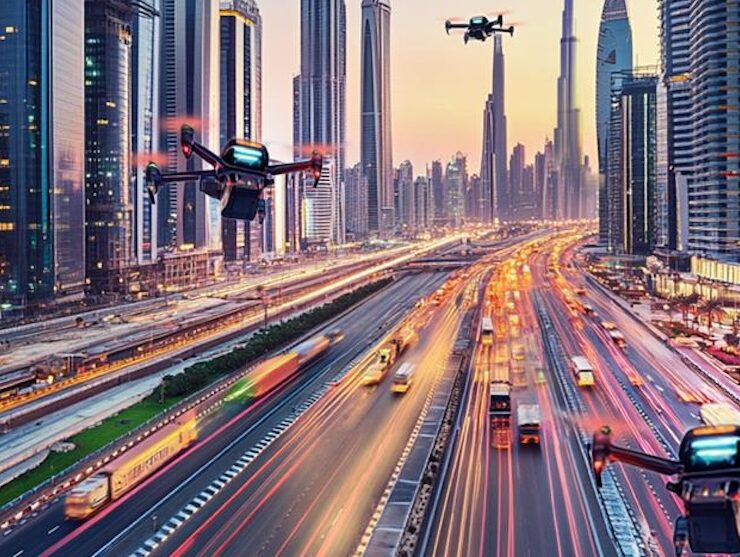 UAE Begins Mapping Air Corridors for Air Taxis and Cargo Drones to Transform Urban Transportation