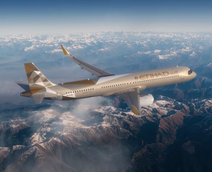 Etihad Airways debuts the all-new Airbus A321LR