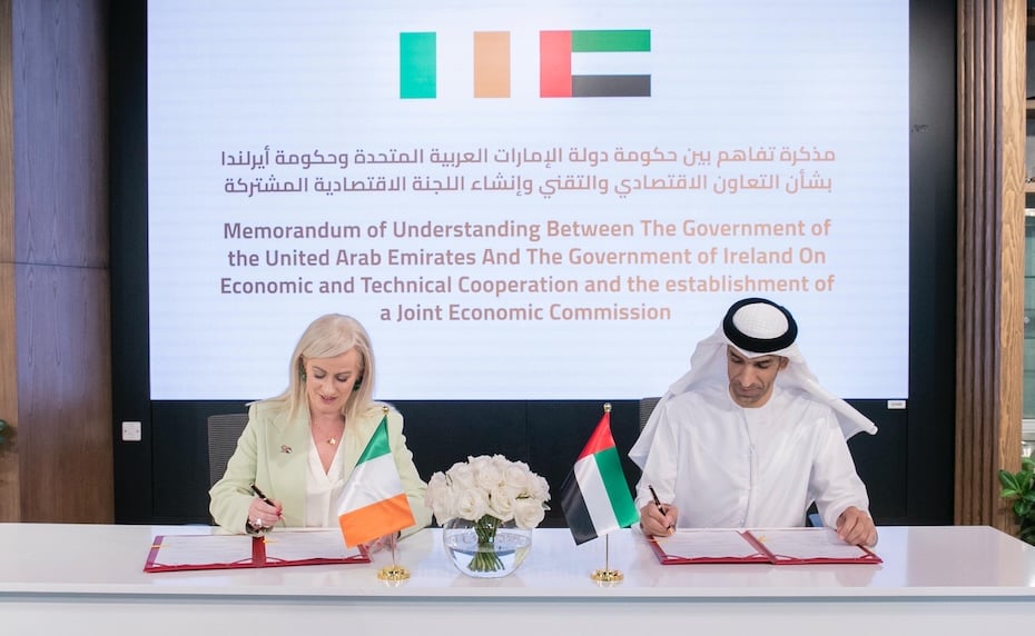 UAE, Ireland sign MoU to enhance economic, tech cooperation