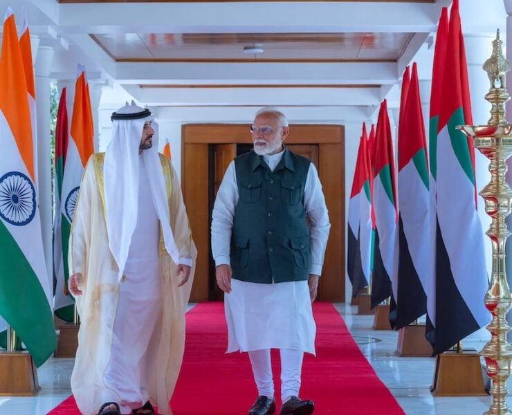 HH Sheikh Hamdan meets with Indian PM Narendra Modi