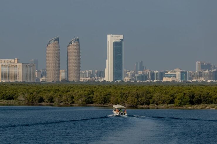 Mubadala, Taqa acauire gas fired power plant in Uzbekistan. Mubadala building in Abu Dhabi Getty Images